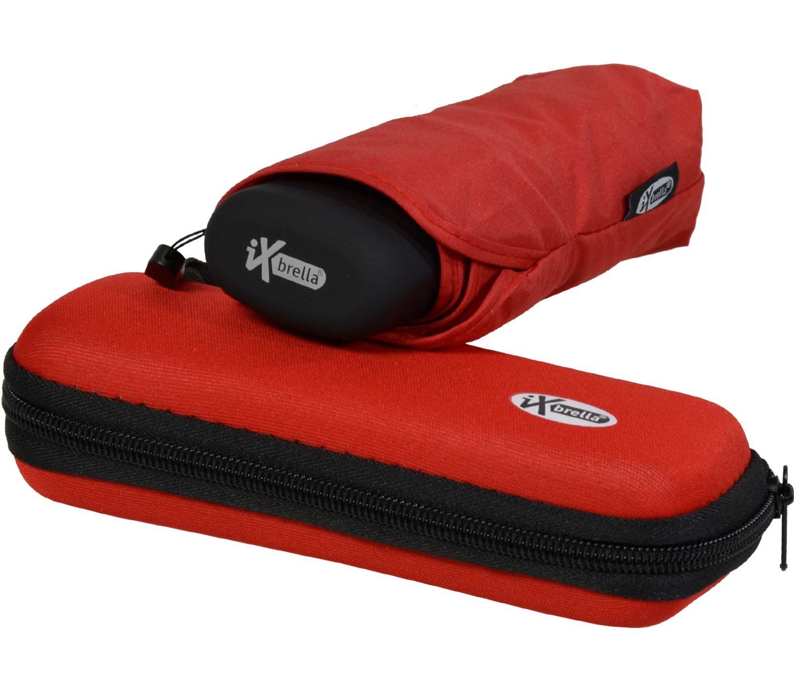 klein iX-brella winziger Super-Mini-Schirm - Taschenregenschirm Etui, Regenschirm im