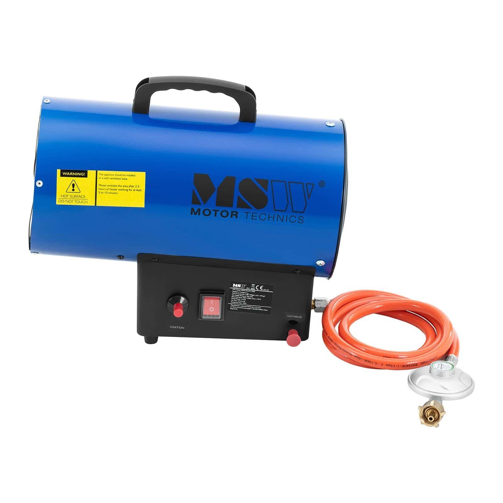 MSW 15000 manuelle Heizgebläse Heizgerät Gaskanone Gas Zündung Gasstrahler Gasheizer