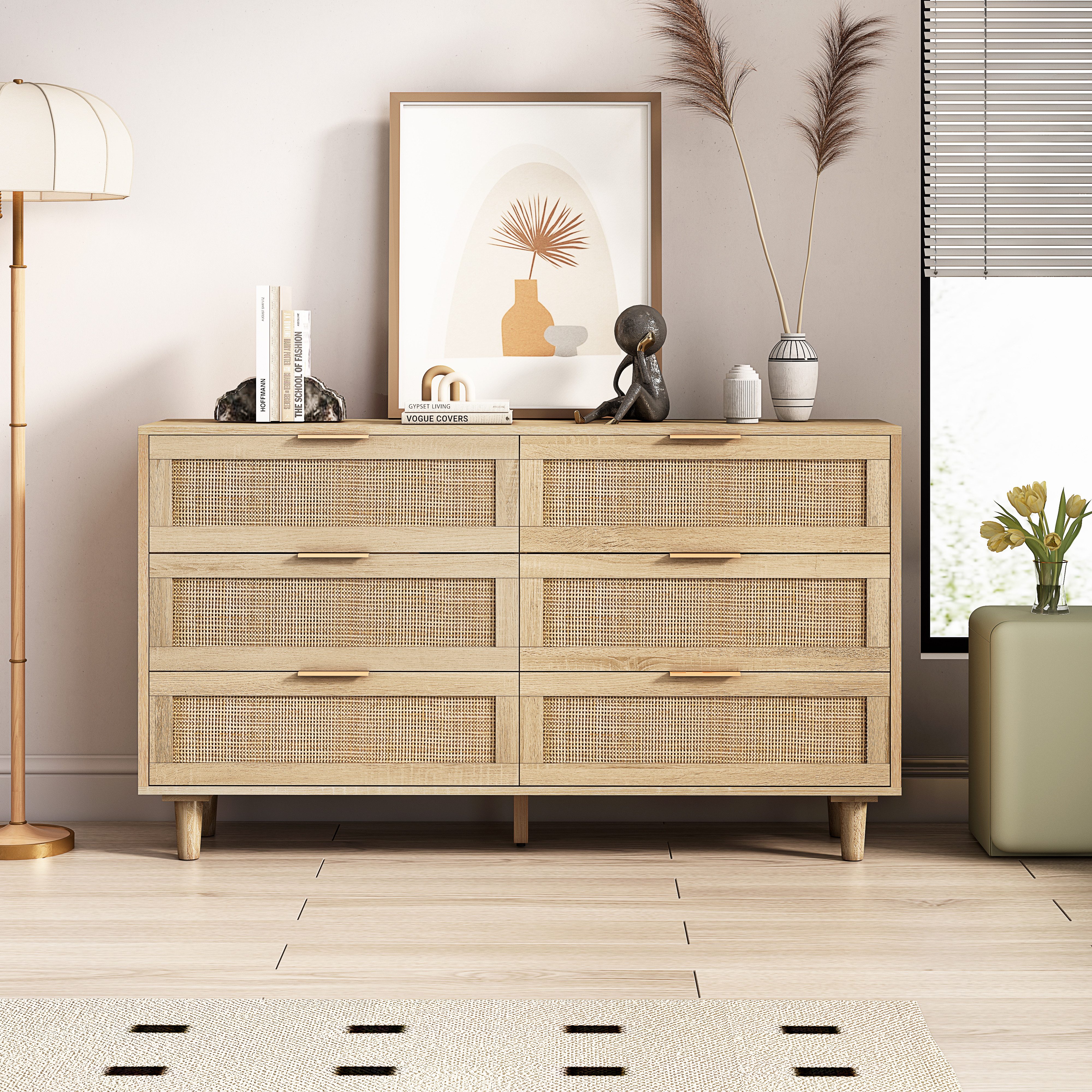 HAUSS SPOLE Sideboard 130cm Mehrzweckschrank Kommode günstig online kaufen
