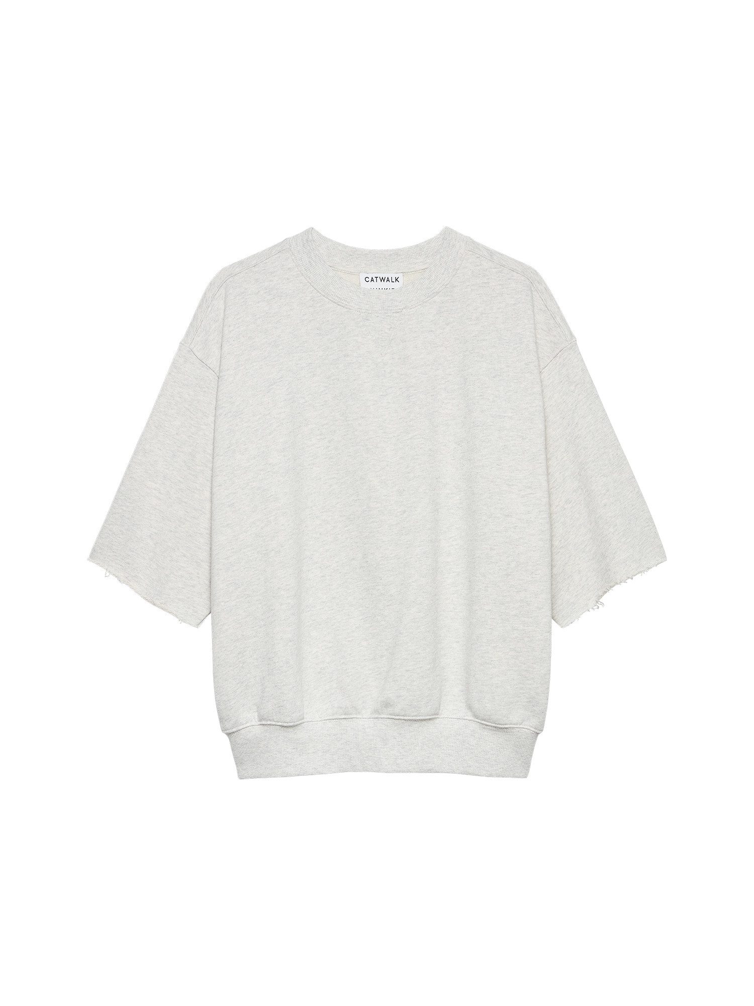 Sweatshirt Short sleeve graphic sweater - Kurzarmsweater Damen