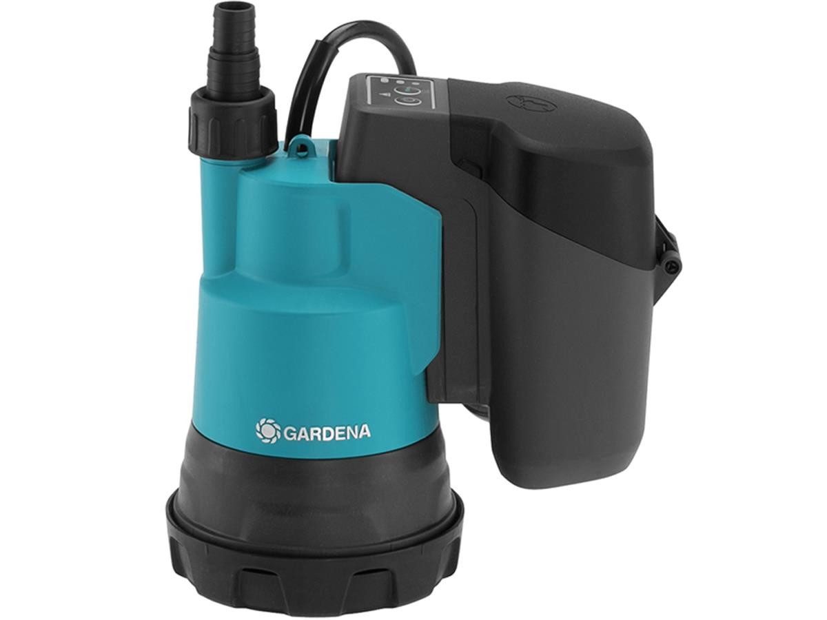 GARDENA Tauchpumpe Akku Klarwasser 2000/2 18V P4A, Tauchpumpe 2000/2 ohne Ladegerät und Akku geliefert