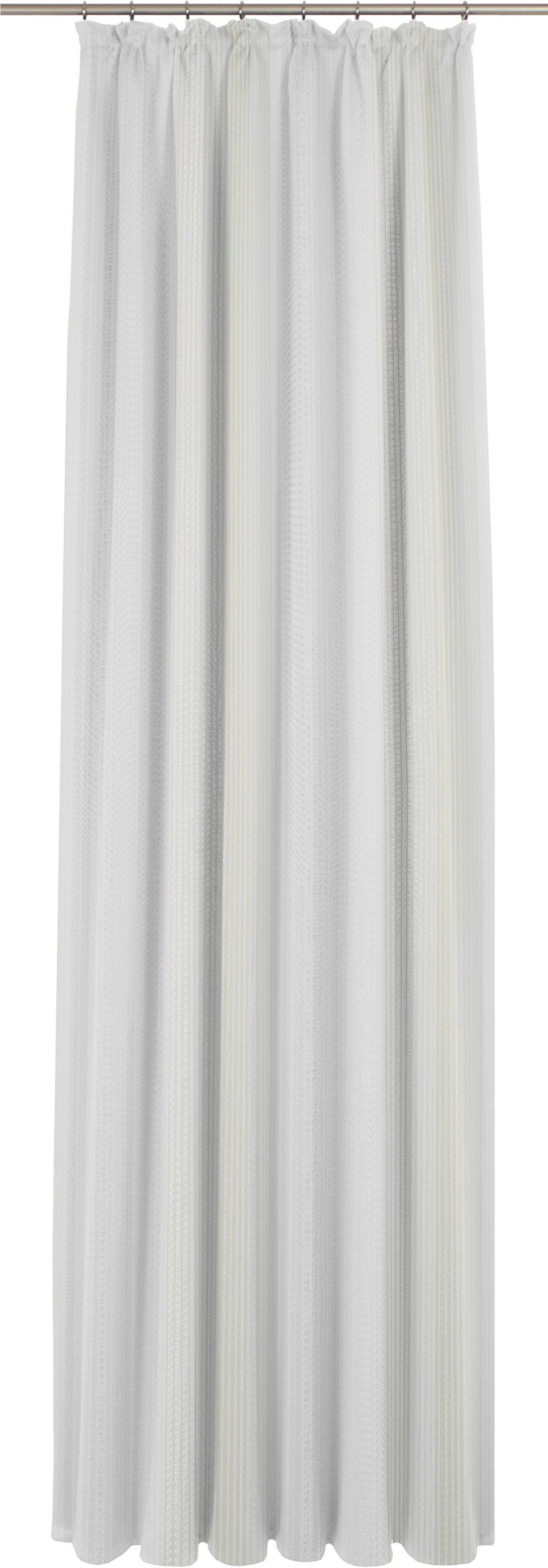 Wirth Gardine 28066 (1 St), Faltenband, halbtransparent, Store - Faltenband 1:3