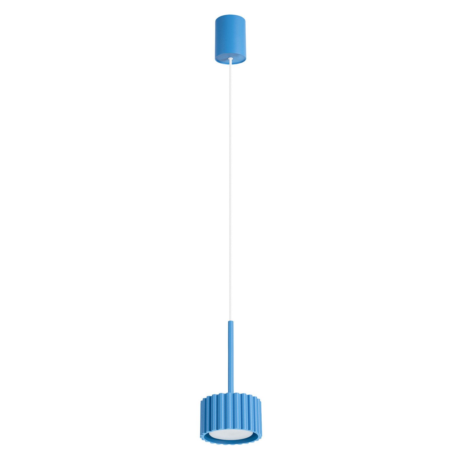 SOLLUX lighting Hängeleuchte Pendelleuchte AURA 1 himmelblau Gx53, Nicht enthalten