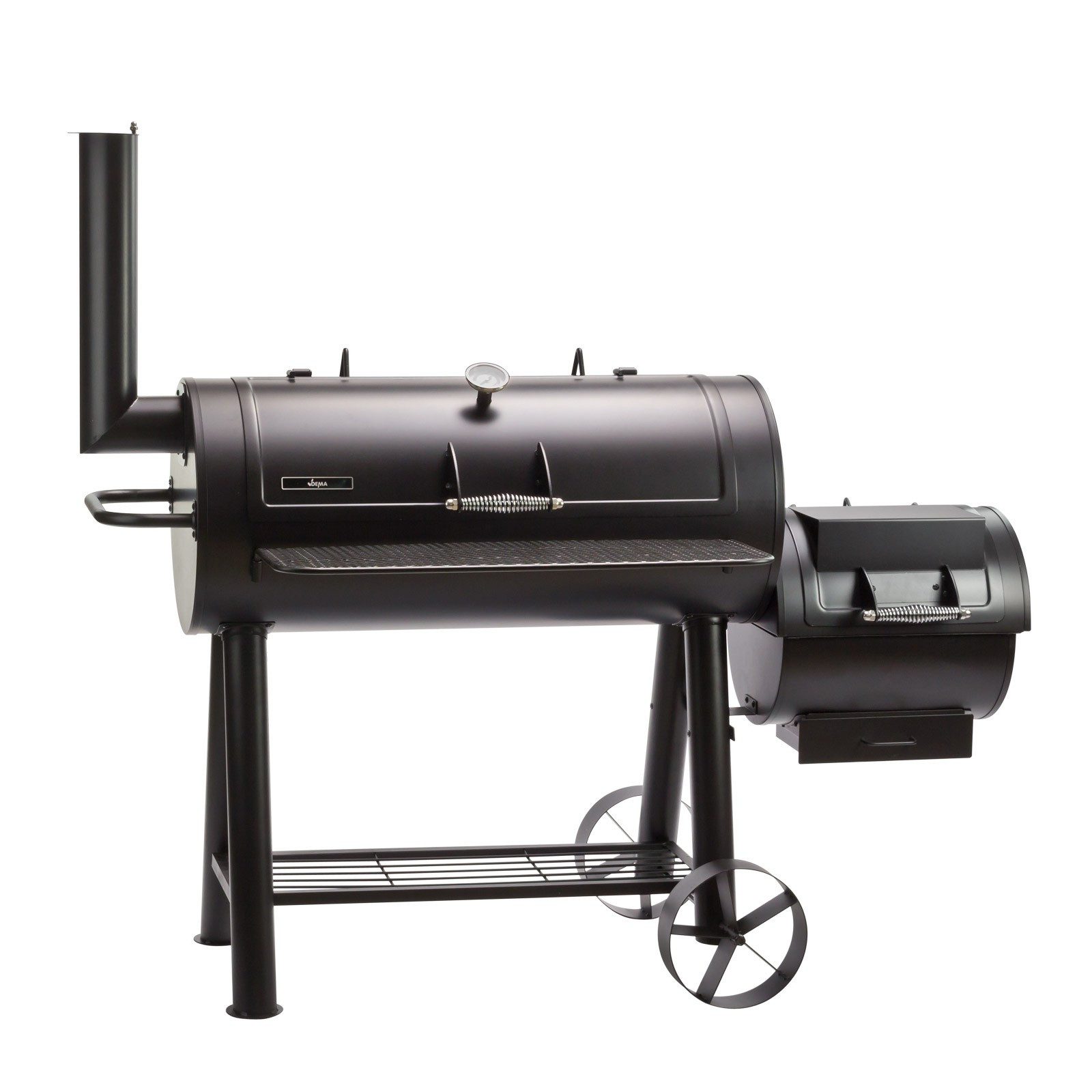 DEMA Holzkohlegrill SAN-ANTONIO-XXL 3-Zonen Grillwagen