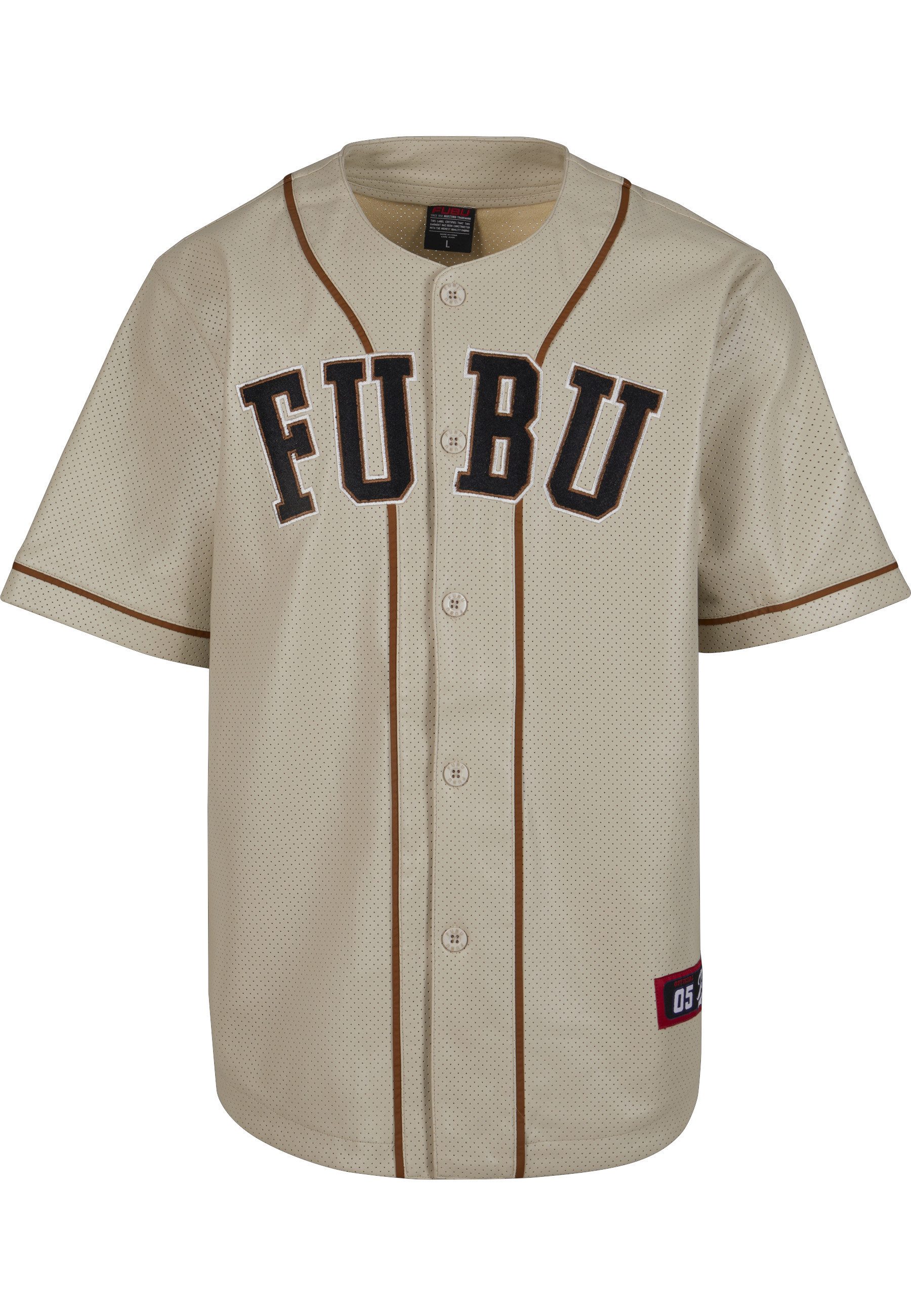 Fubu T-Shirt Fubu Herren FM233-007-1 FUBU College Leather Baseball Jersey (1-tlg)