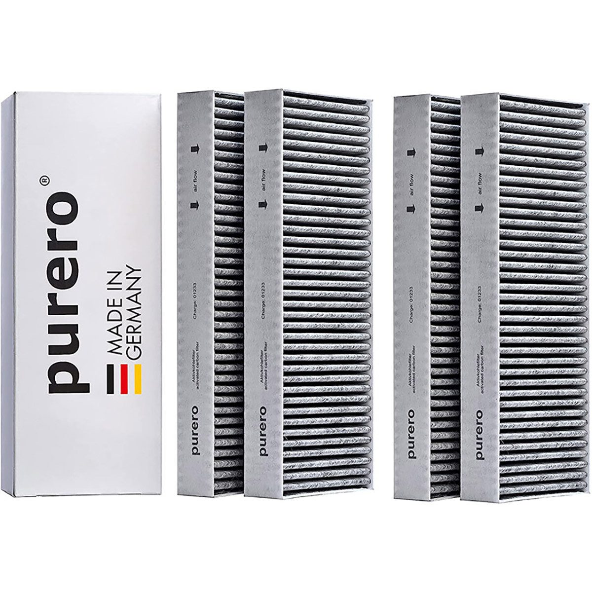 Aktivkohlefilter PURERO Premium Aktivkohlefilter Ersatzfilter für Bora BASIC Dunstabzug