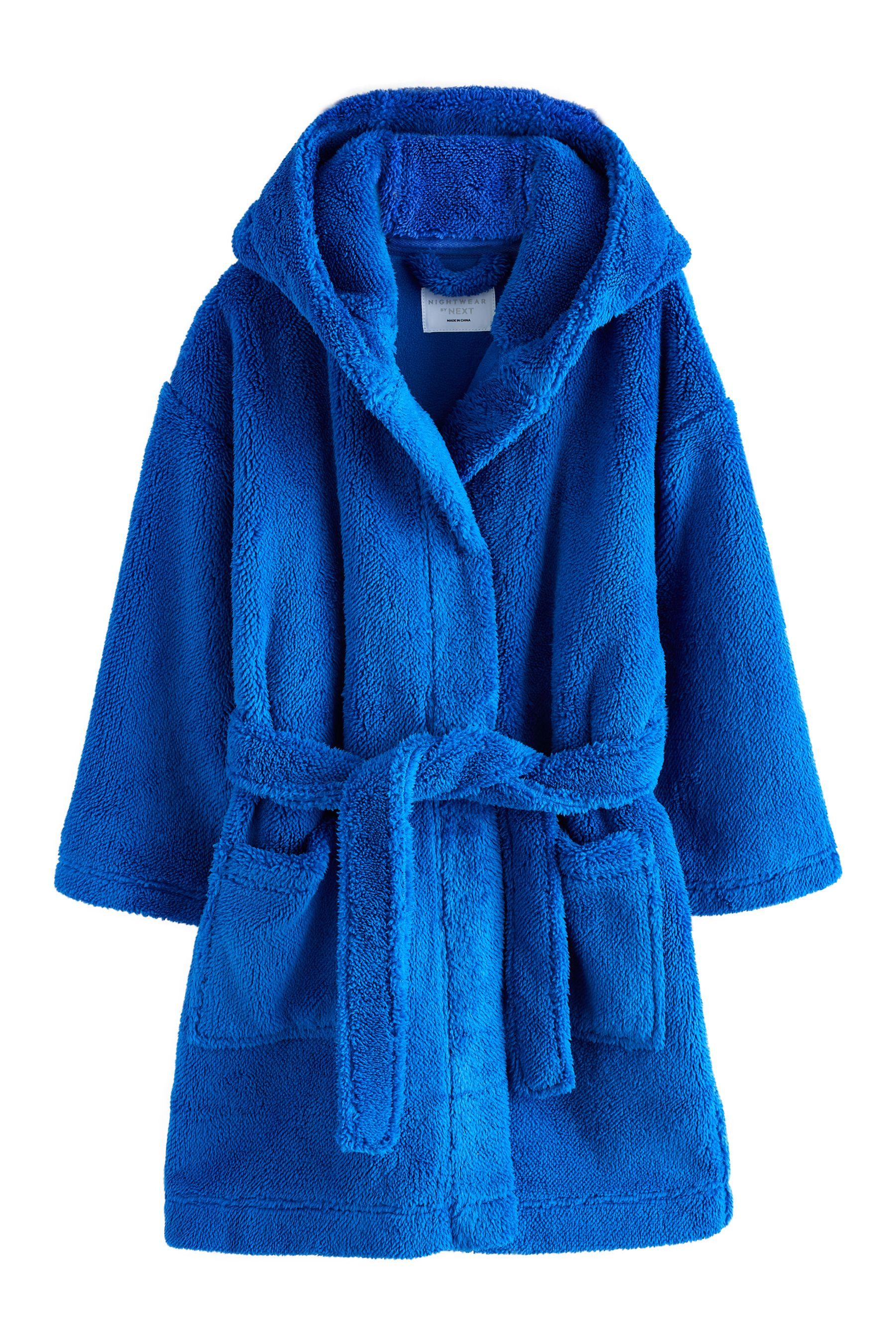 Next Kinderbademantel Morgenmantel aus Fleece, Polyester (recycelt), Polyester