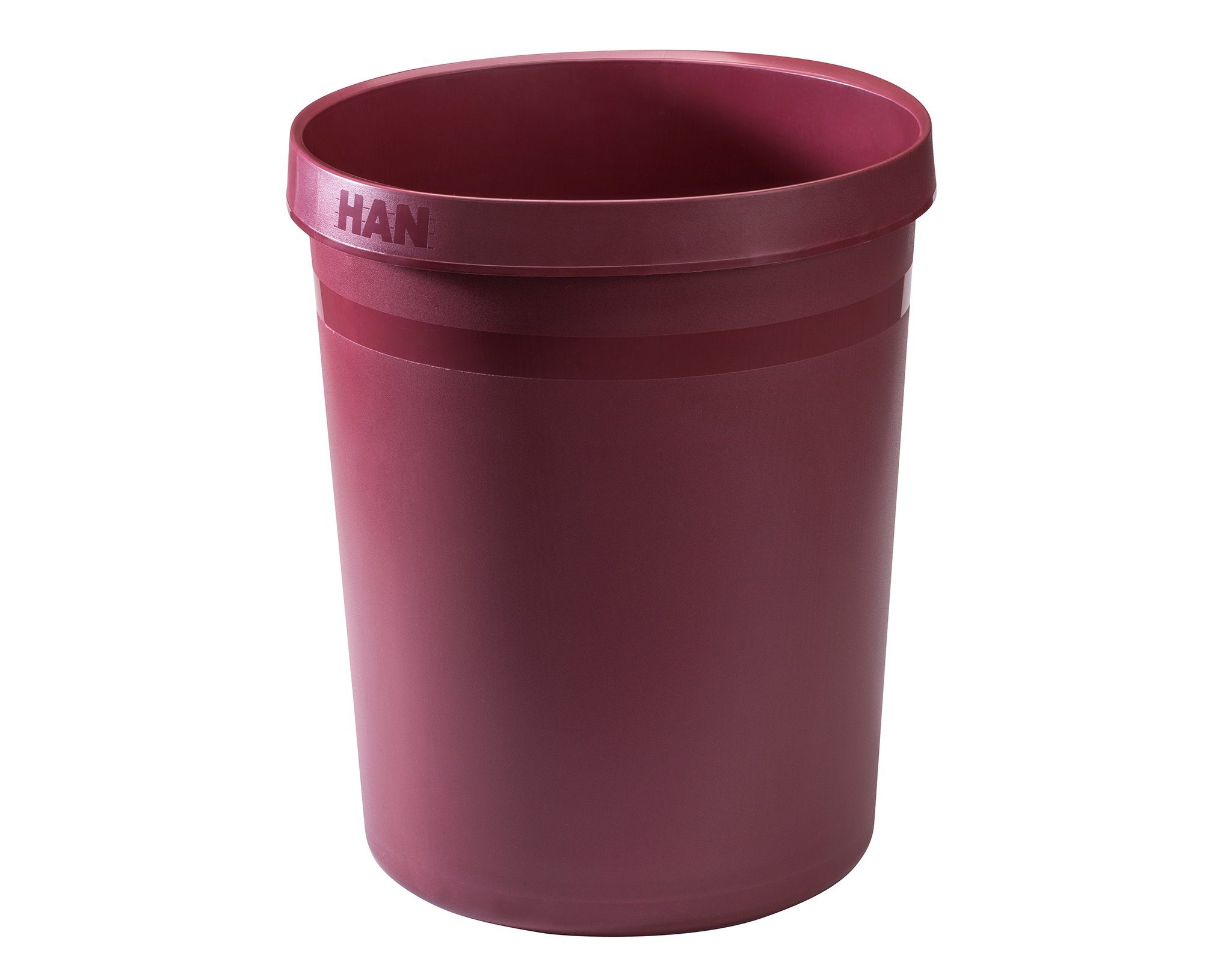 HAN-Bürogeräte Papierkorb 1 Papierkorb GRIP KARMA 18 Liter - rot | Papierkörbe