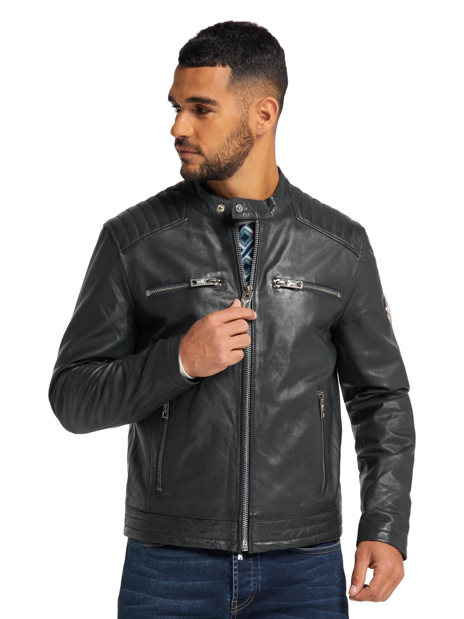 COLUCCI CARLO Lederjacke Centofanti