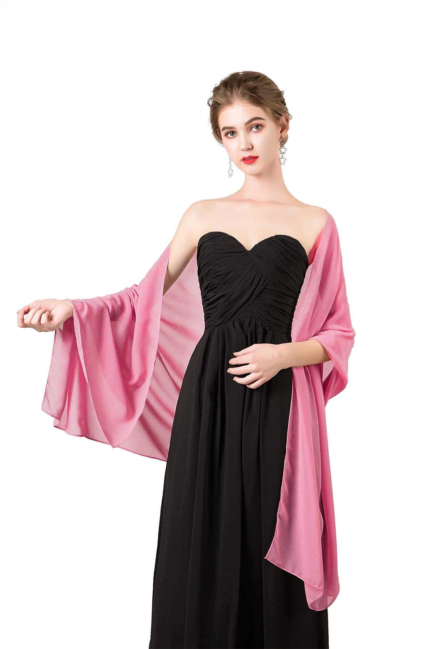 Cachito Modeschal Eleganter Damen Schal – Weiche Stola, (1-St), für Abendkleider, Hochzeiten & festliche Anlässe – Bild 2 von 5