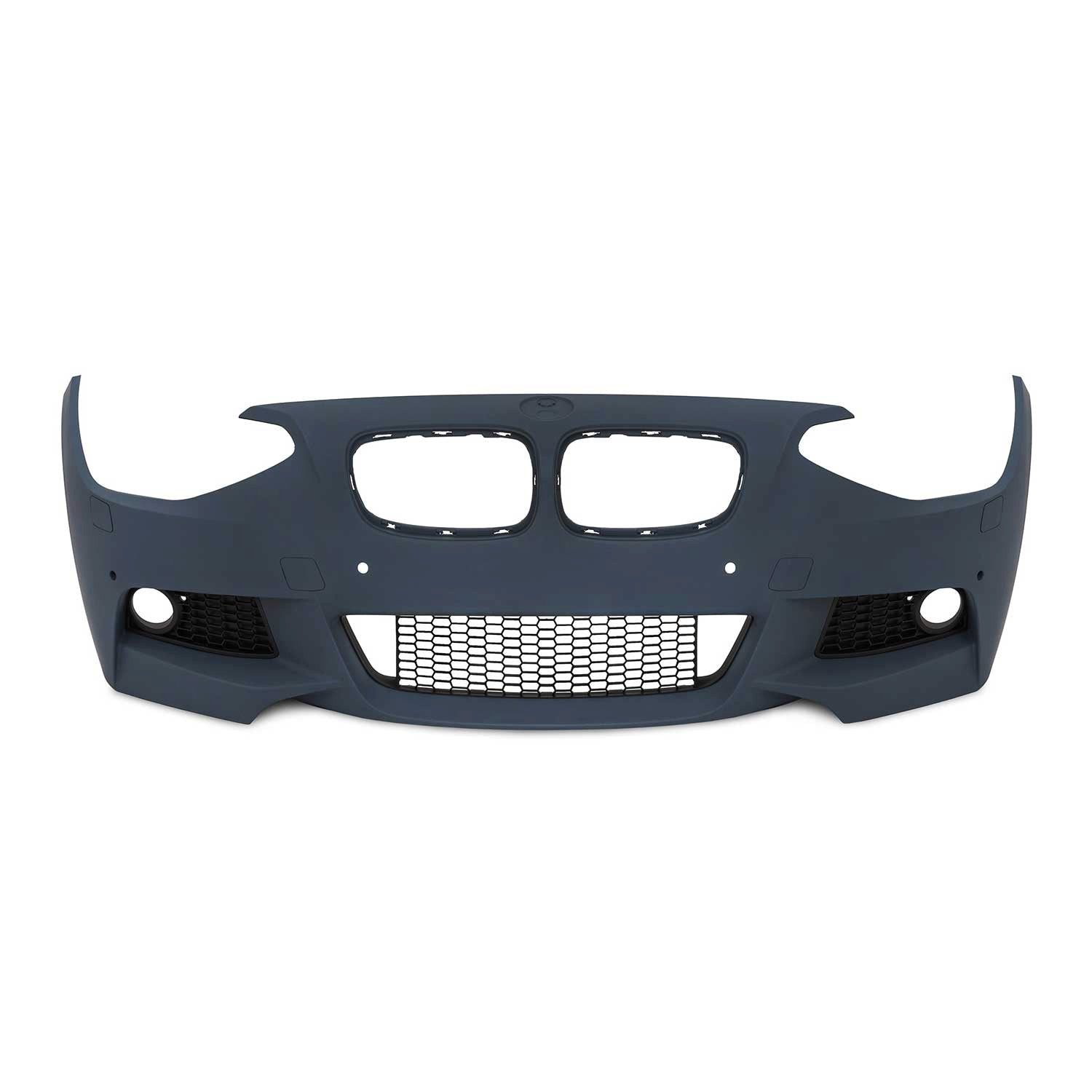 OMAC Frontstoßstange für BMW F20 / F21 2011-2015 mit PDC Schwarz, 1-St.