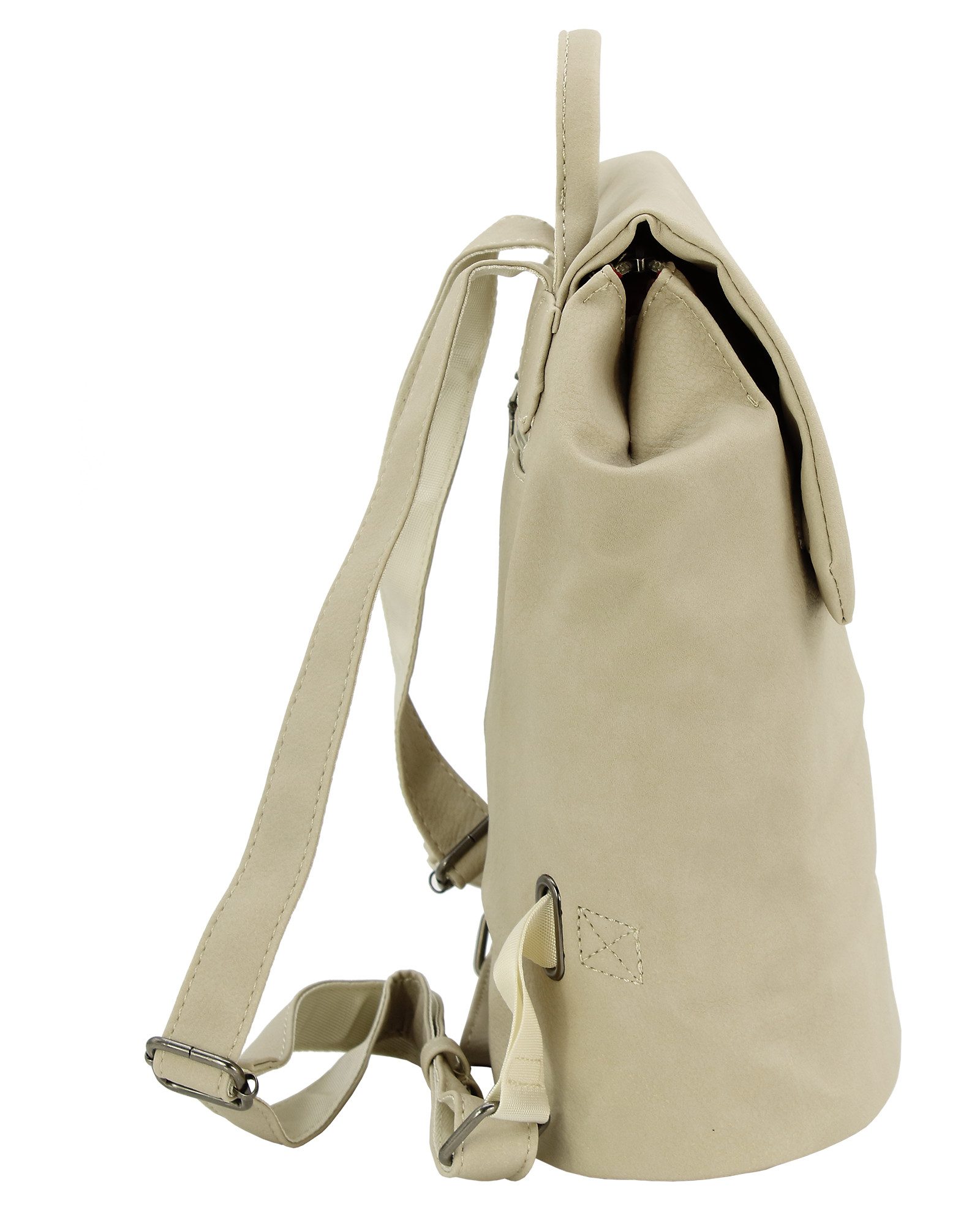 J JONES JENNIFER JONES Daypack Kleiner Damen Cityrucksack Modischer Freizeit-Rucksack gepolstert, mit Tabletfach