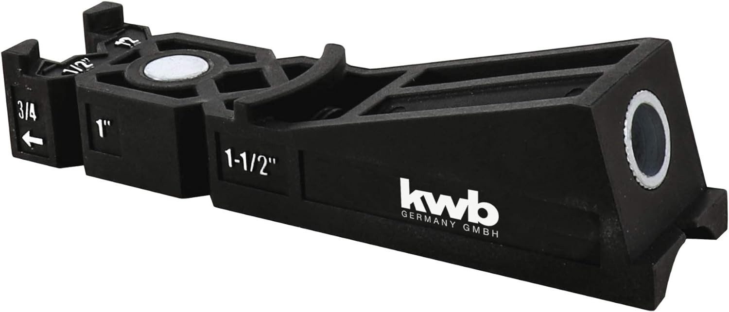 kwb Bohrer- und Bit-Set, kwb Taschenloch-Bohrschablone/Bohrlehre inkl. 9 mm günstig online kaufen