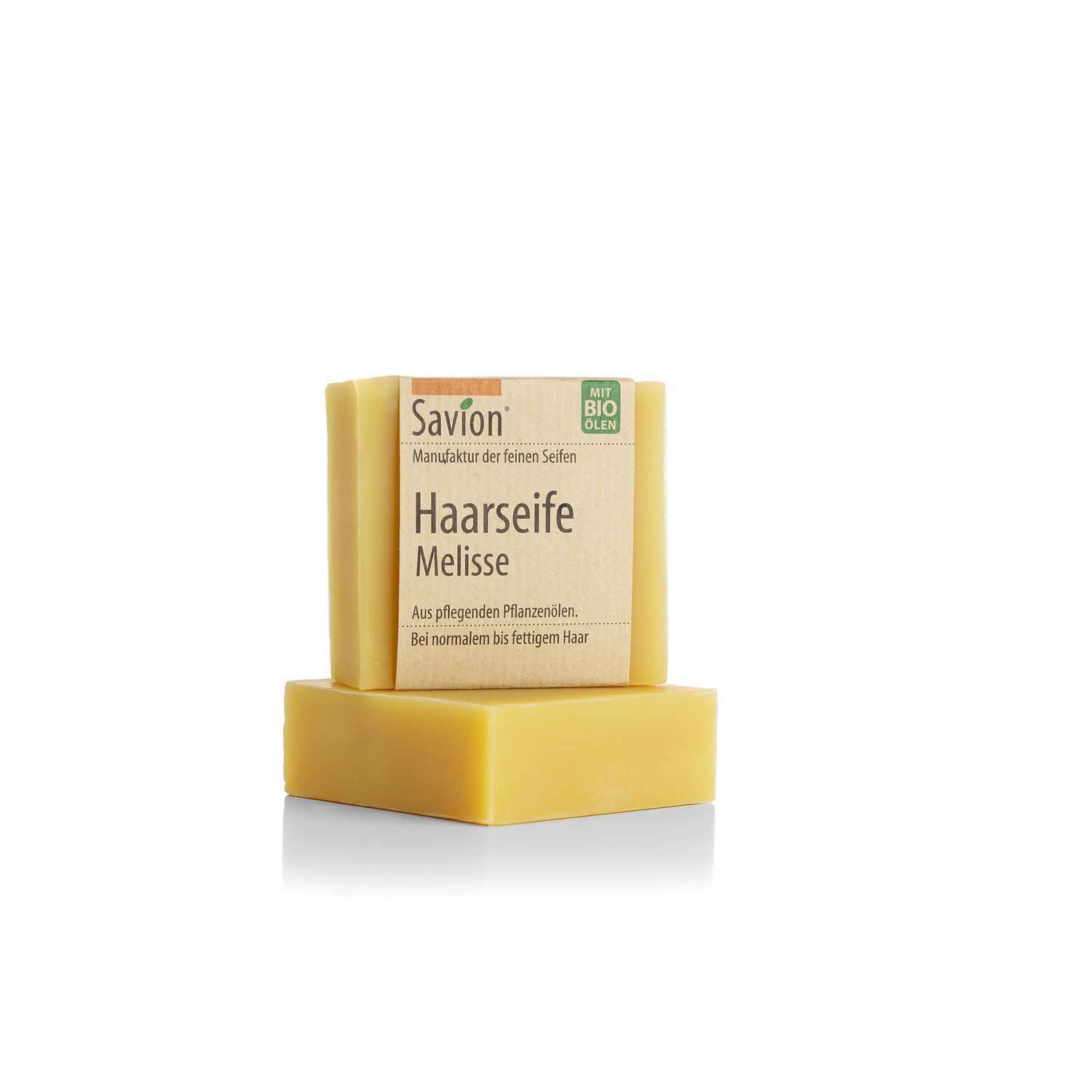 Savion Haarseife Melisse, 1-tlg., Palmölfrei Bio Öle alle Haartypen 85 g