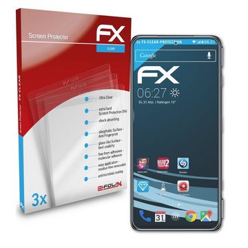 atFoliX Schutzfolie Displayschutz für Xiaomi Black Shark 5 RS, (3 Folien), Ultraklar und hartbeschichtet