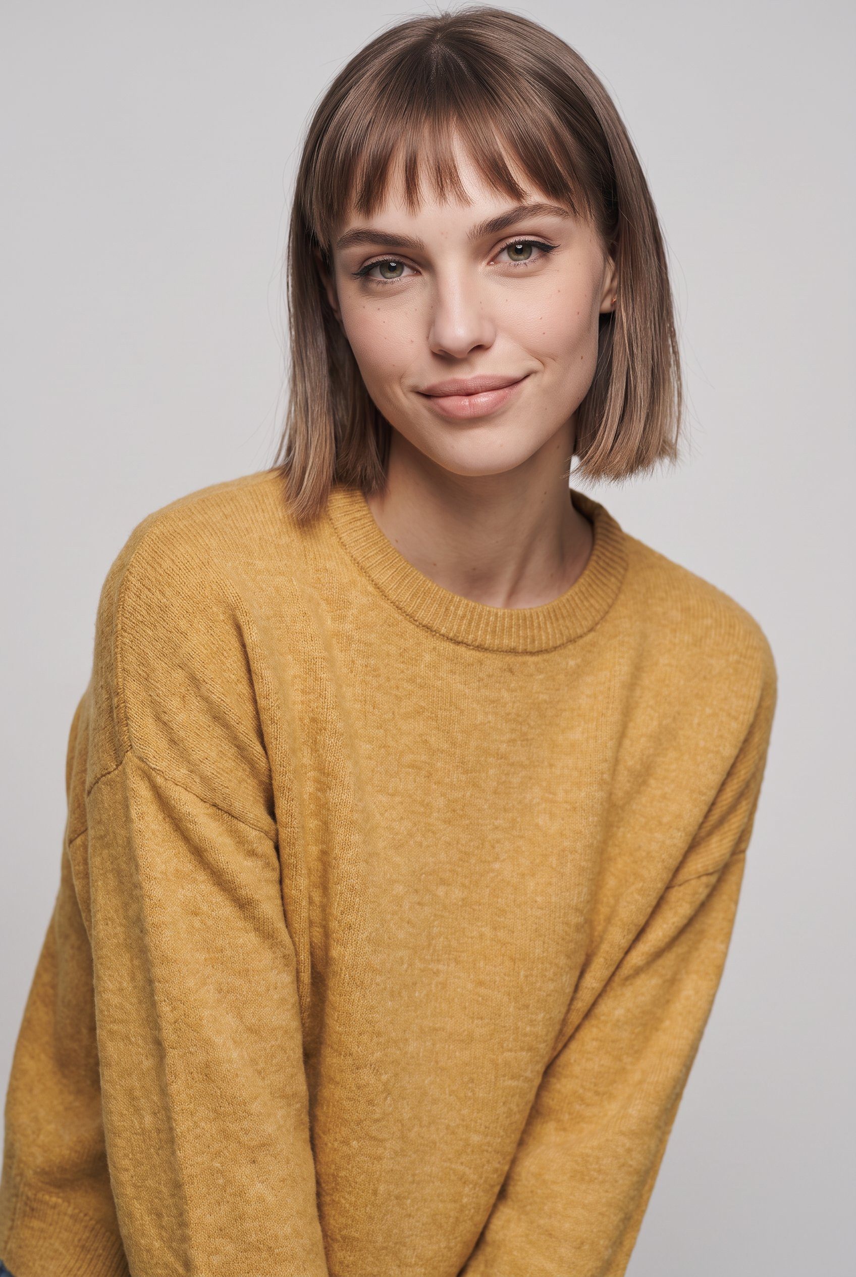 ONLY Rundhalspullover ONLSIMONI L/S O-NECK PULLOVER KNT NOOS Materialmix, regular fit