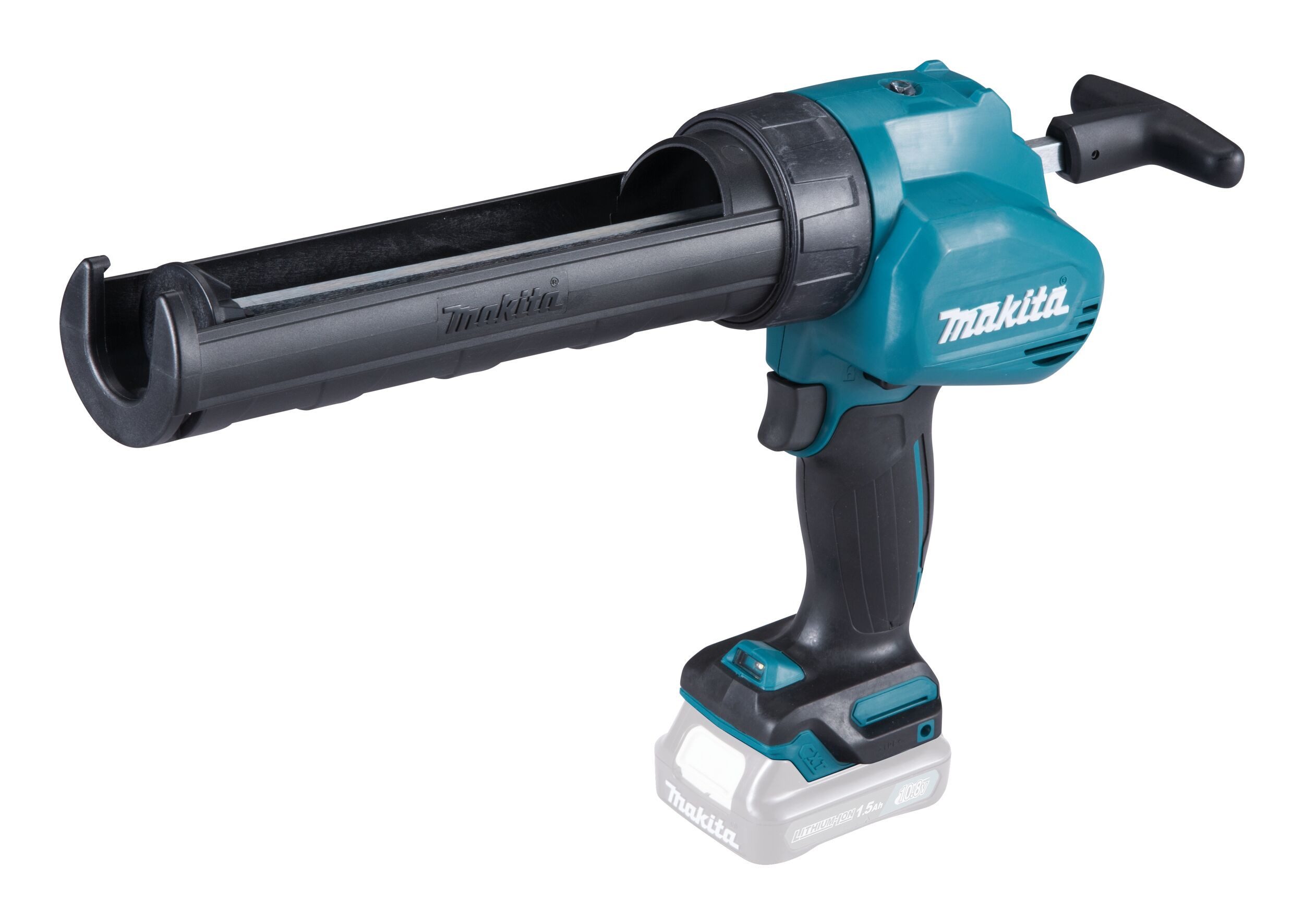 Makita Akku-Kartuschenpistole, 12V, CG100DZXK, 310/600 ml, Ohne Akku im Transportkoffer