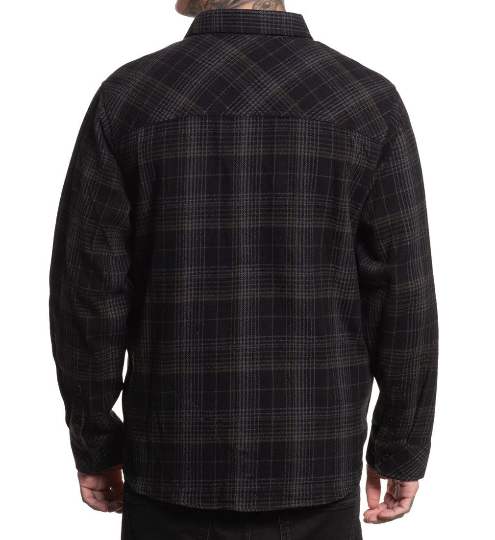 Sullen Clothing Langarmhemd East Los Flannel Shirt Holzfällerhemd Kariert