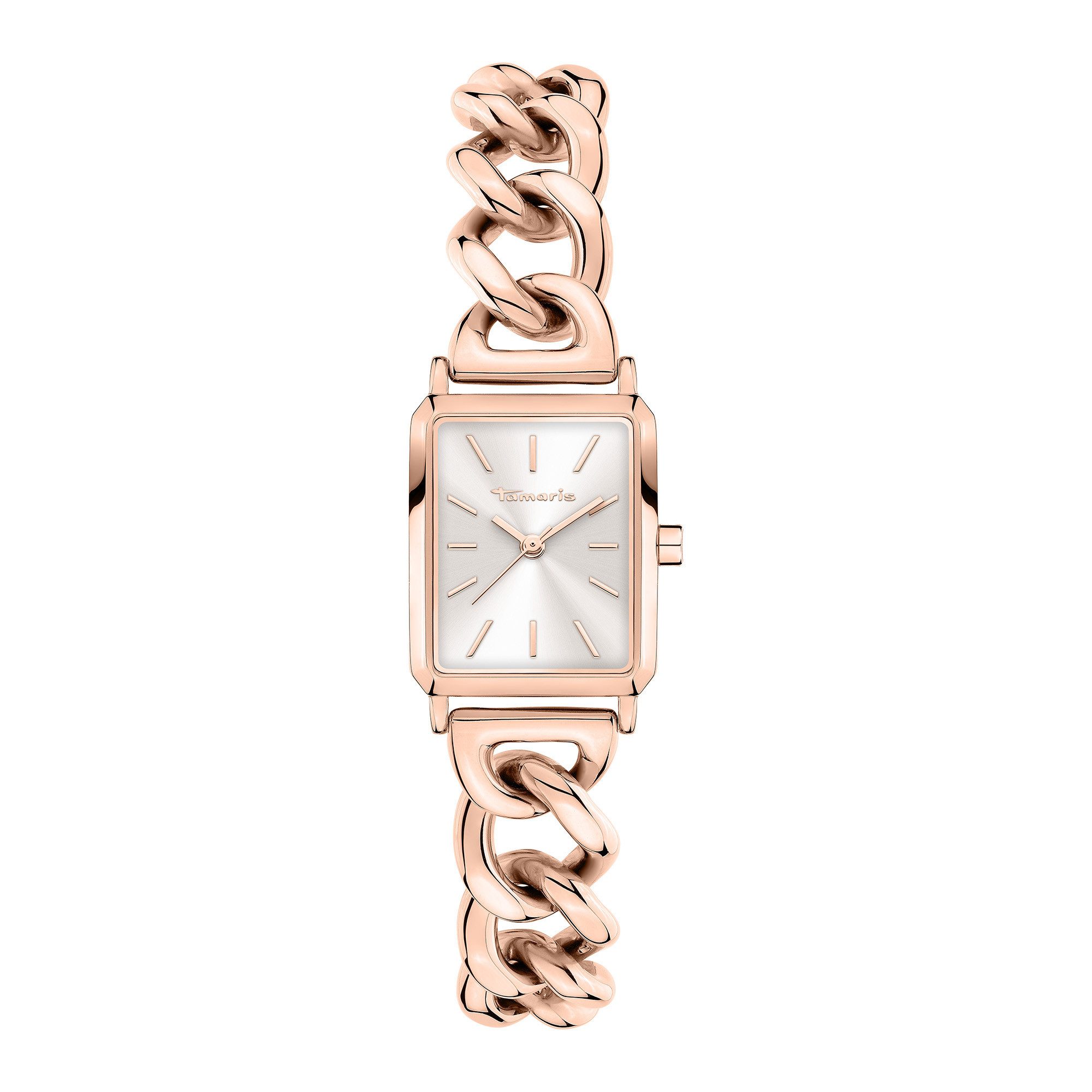 Tamaris Quarzuhr Chain Watch TT-0173-MQ, Armbanduhr, Damenuhr, Edelstahlarm günstig online kaufen