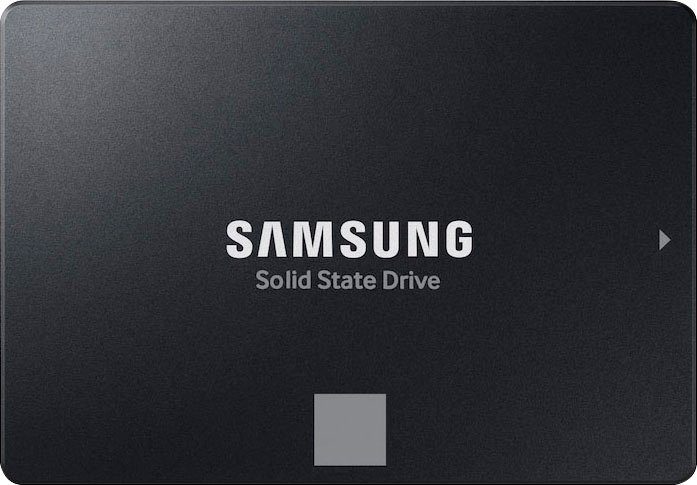 Samsung 870 EVO interne SSD (2 TB) 2,5" 560 MB/S Lesegeschwindigkeit, 530 MB/S Schreibgeschwindigkeit