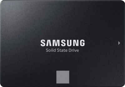 Samsung »870 EVO« interne SSD (2 TB) 2,5" 560 MB/S Lesegeschwindigkeit, 530 MB/S Schreibgeschwindigkeit
