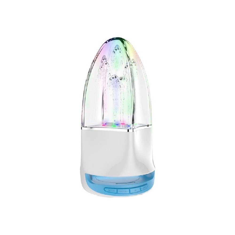 Dudao Tragbarer 5.0 Springbrunnen mit RGB-LED-Beleuchtung 1000mAh Bluetooth-Speaker Weiß
