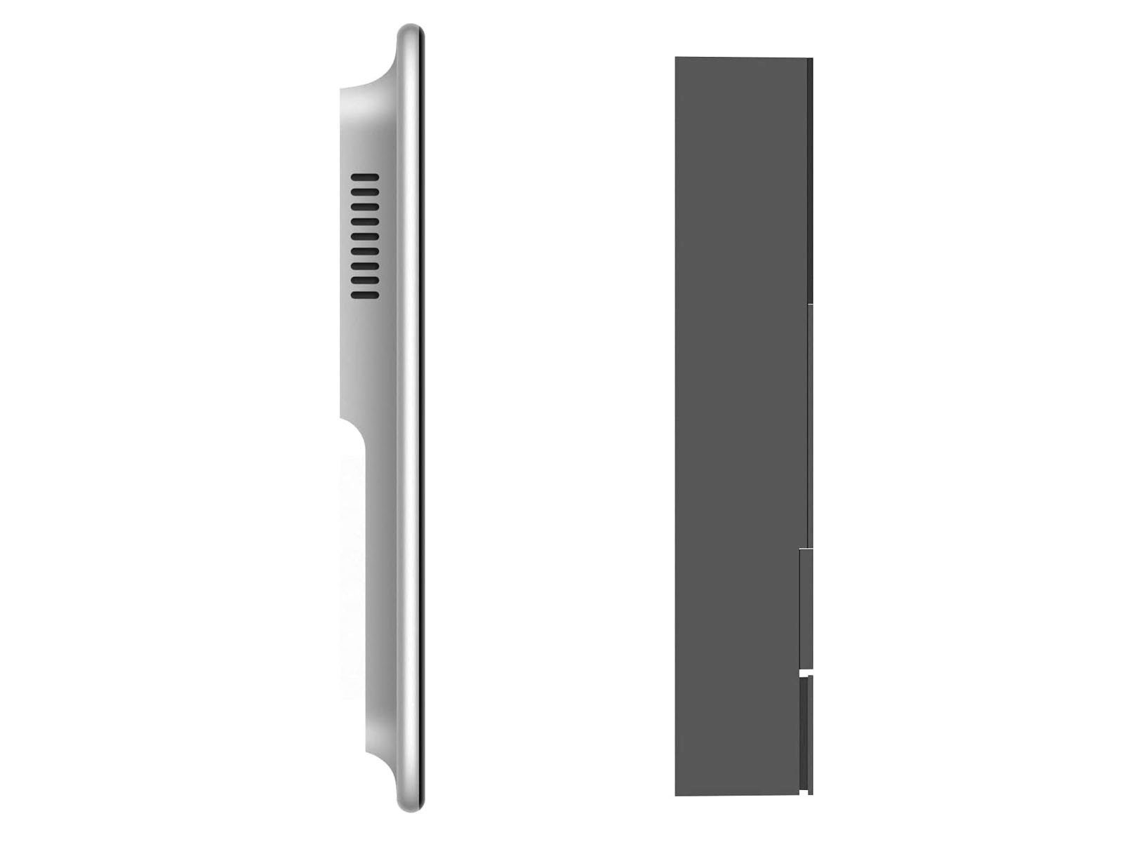 Byron Video-Türsprechanlage (Einfamilienhaus, Türkommunikation, Türklingel keyless, 3-tlg., RFID Haus-Klingelanlage mit Kamera Touchscreen, Monitor & Türöffner)