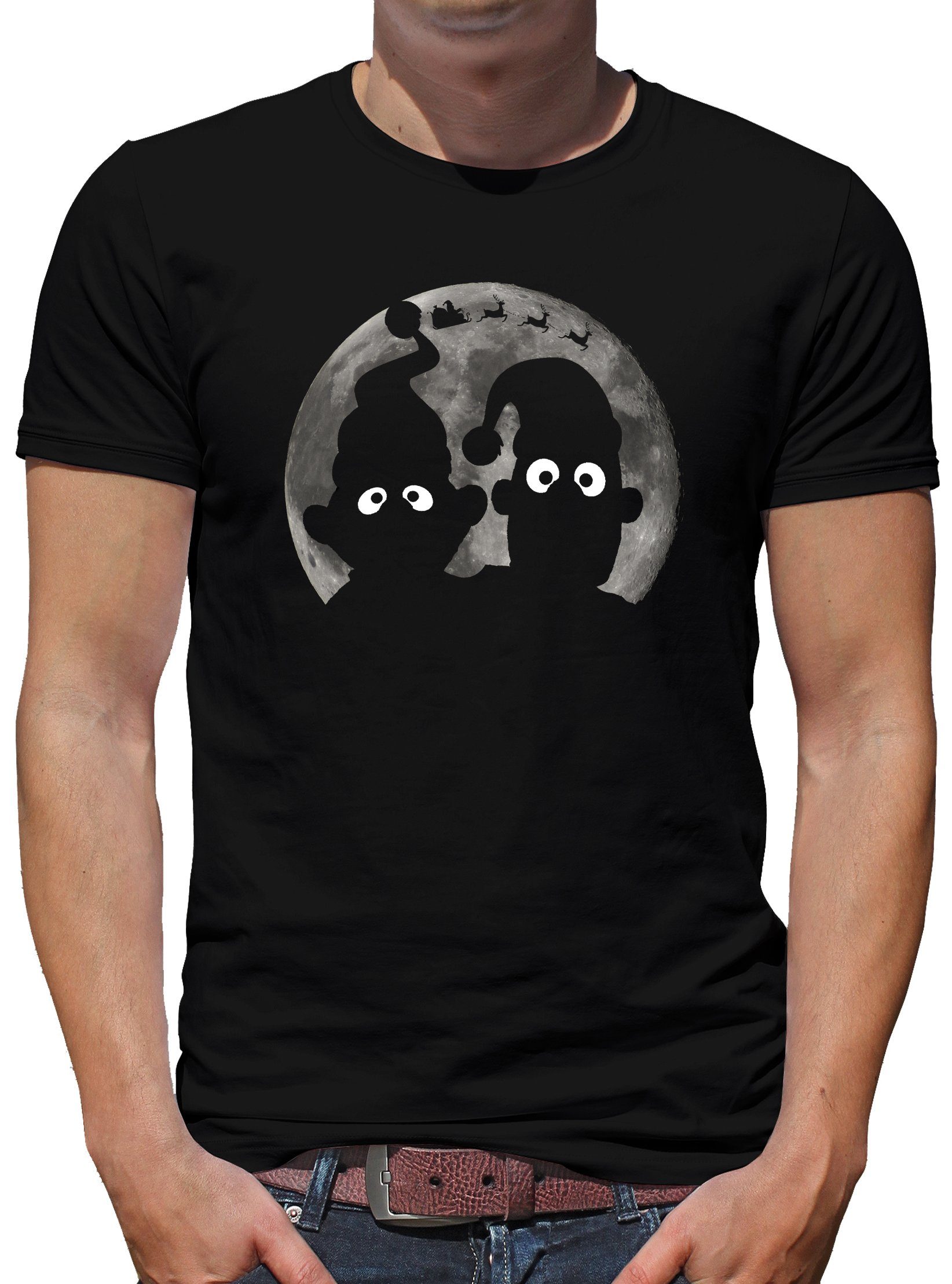 Ernie Puppets Edition Print-Shirt Bert TShirt-People X-Mas Shadow
