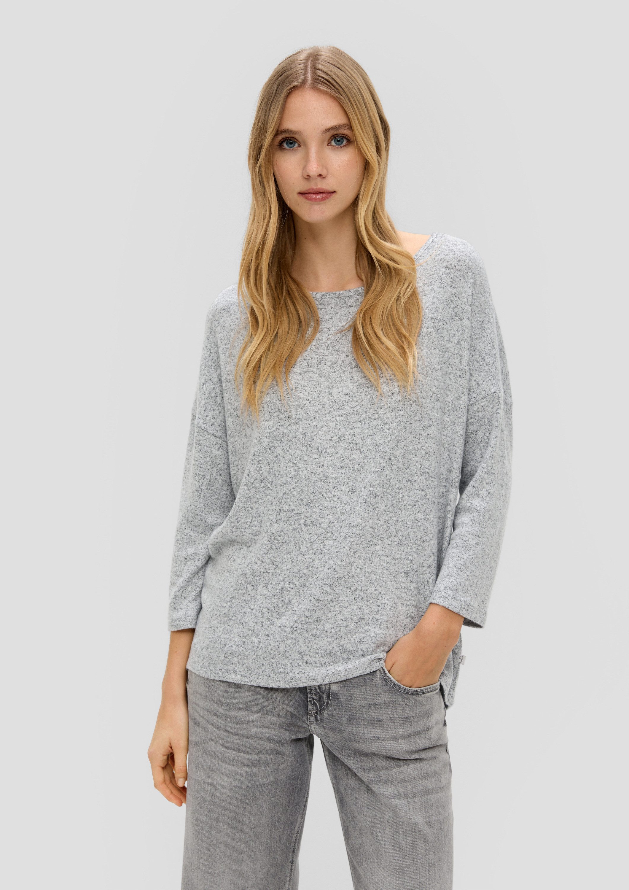 QS 3/4-Arm-Shirt T-Shirt (1-tlg) günstig online kaufen