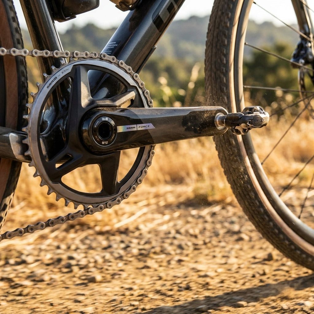 SRAM Fahrradkurbel SRAM Force 1 AXS Powermeter Kurbel 175 mm, 40Z, DUB - präzise Leistung
