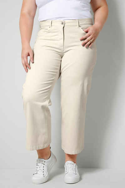 Sara Lindholm 5-Pocket-Jeans 3/4-Hose Wide Legs 5-Pocket