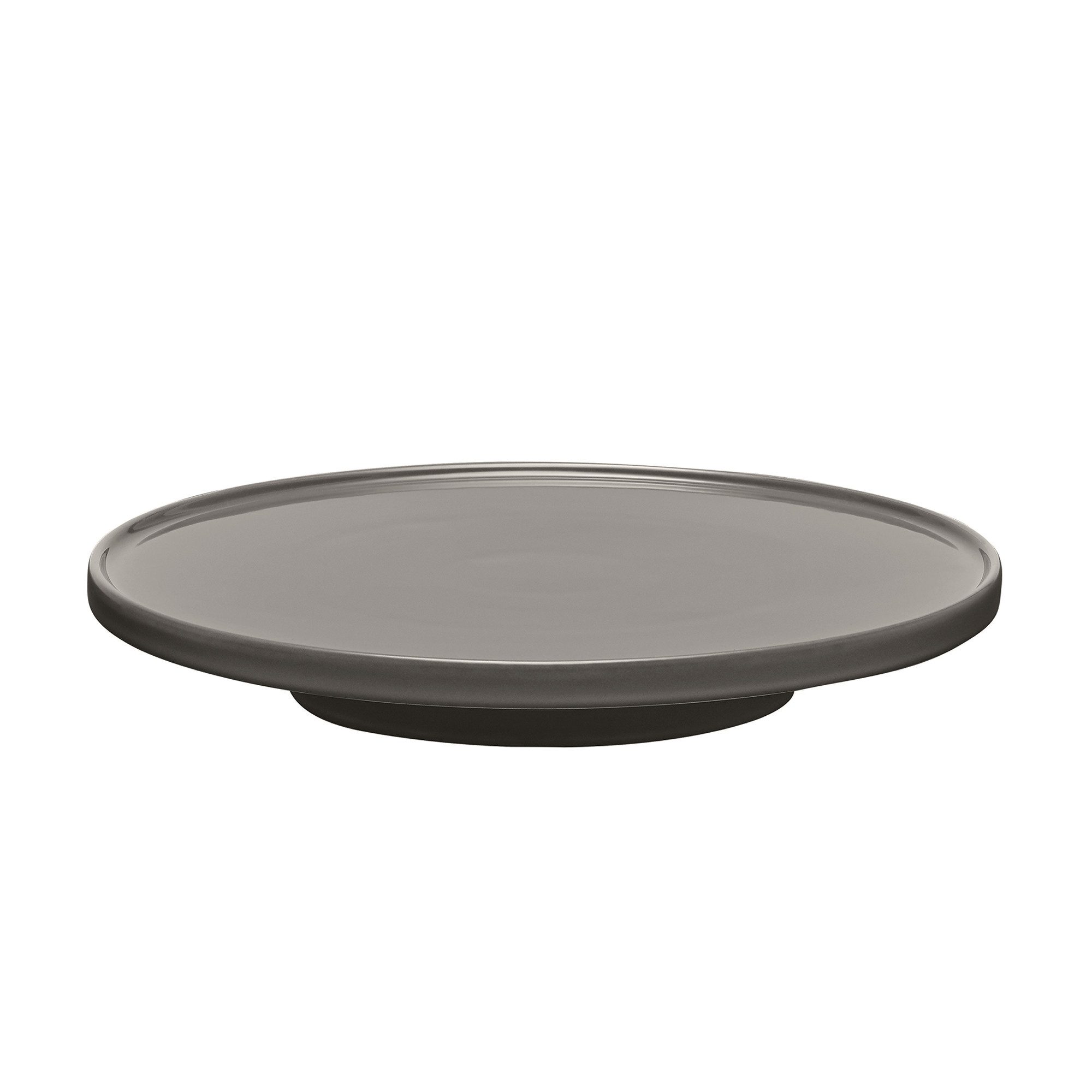 blomus Tortenplatte -PILAR- Kuchenplatte, Servierplatte: Design Platte aus Keramik, L, (1x Tortenplatte), Matt & glänzend, Spülmaschinenfest, Lebensmittelecht