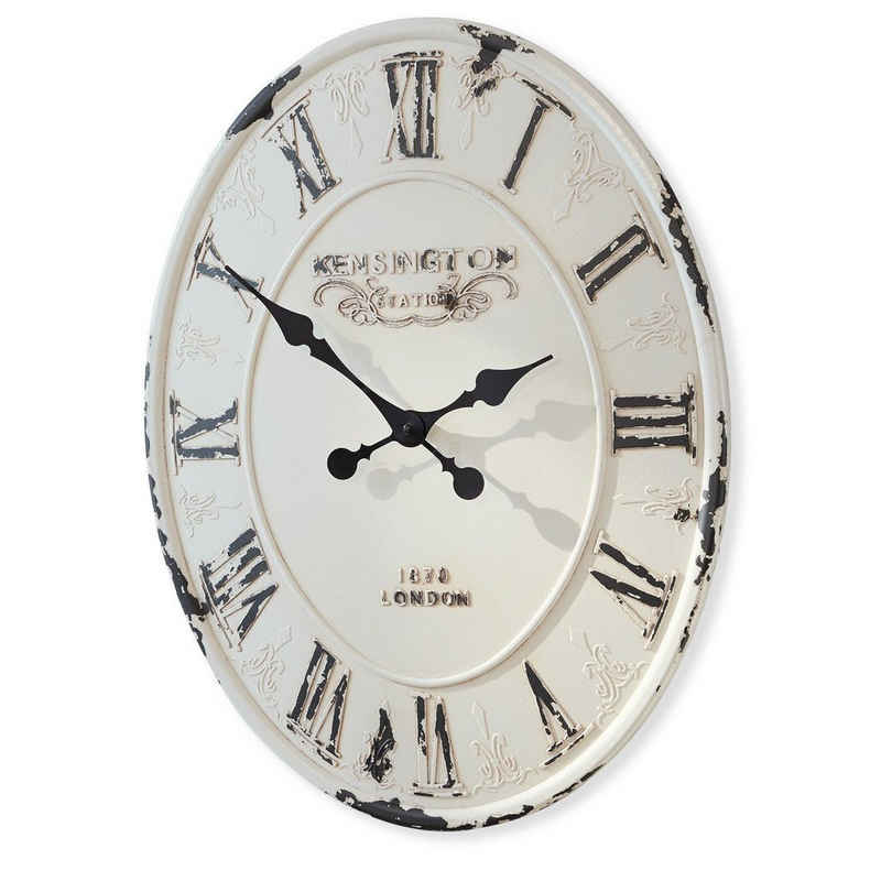 Mirabeau Wanduhr Uhr Soulières antikweiß