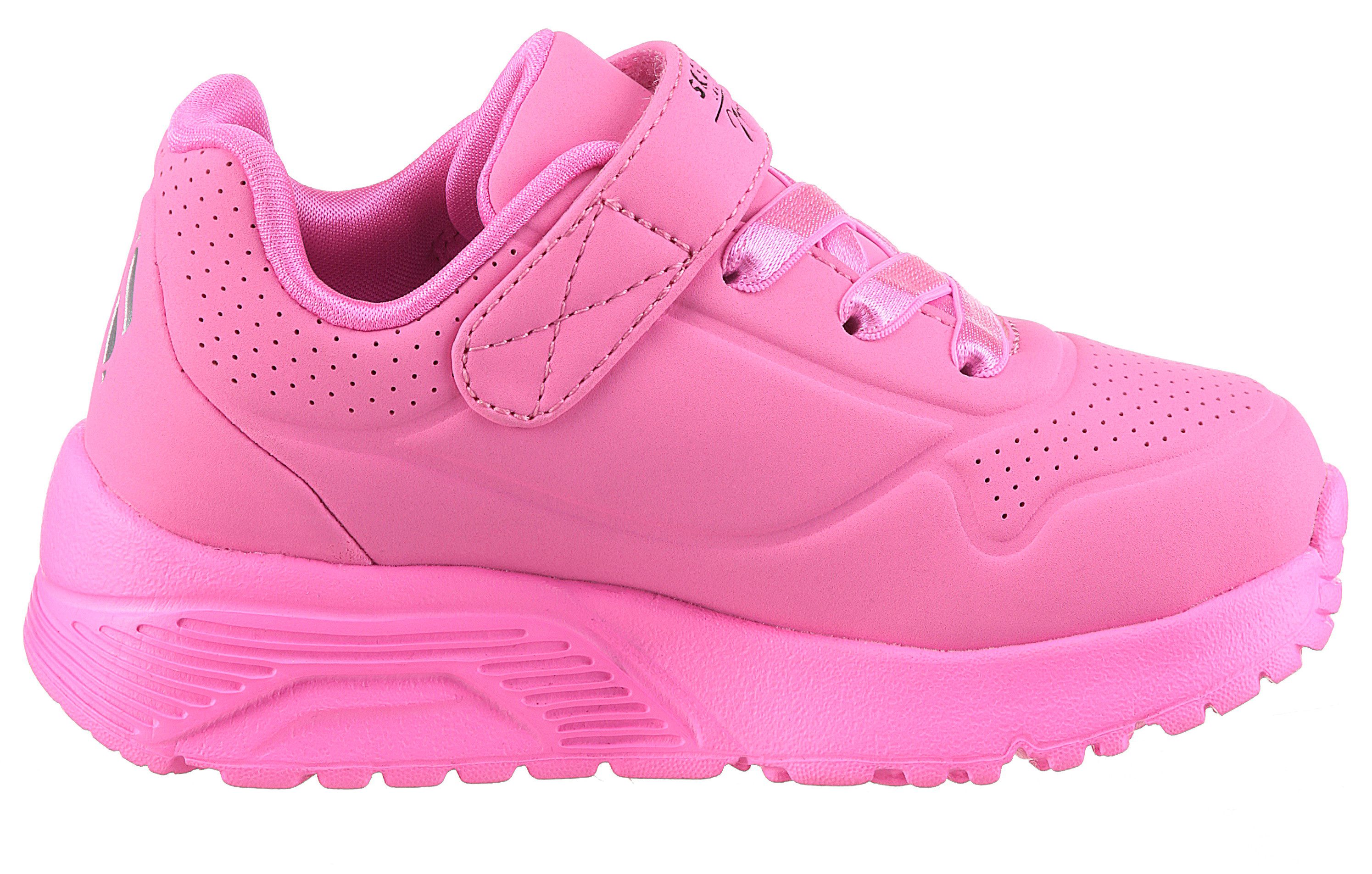 Skechers UNO LITE Sneaker Klettschuh mit bunten Herzen, Größenschablone zum Download