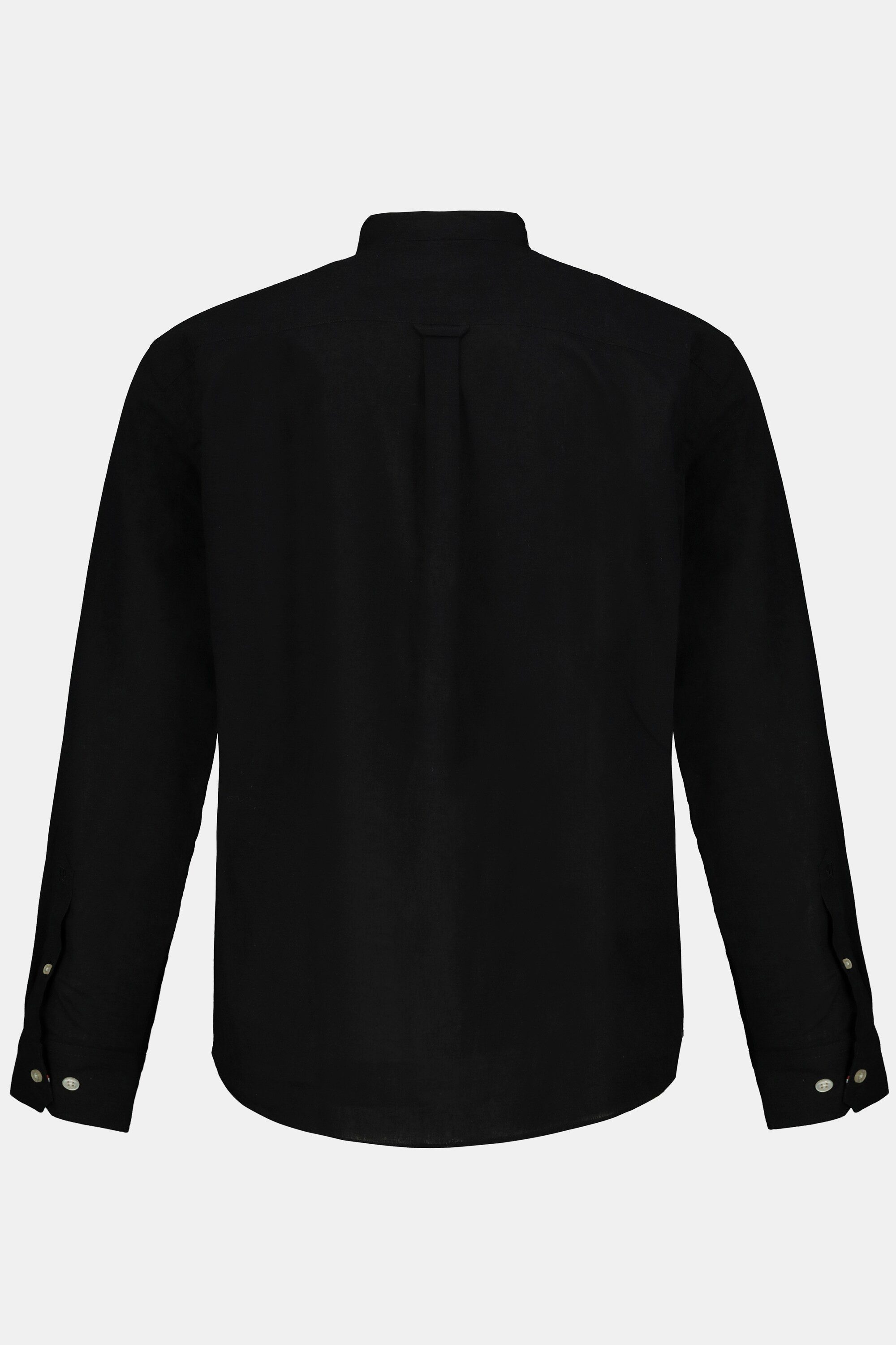JP1880 Businesshemd Hemd Langarm Leinenmix Stehkragen Modern Fit – Bild 3 von 3