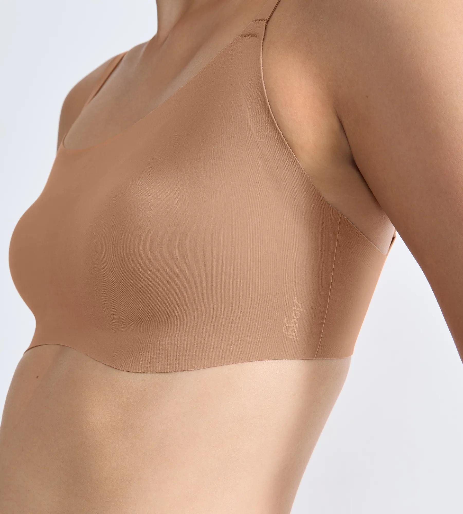 sloggi Bügelloser BH ZERO Feel 2.0 herausnehmbare Pads, Microfaser, verstellbare Träger