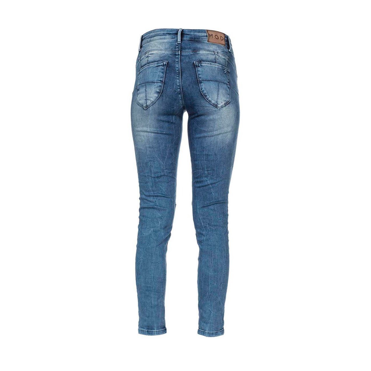 Miracle EVA NOS-2032.1431 MOD JEANS NOS of Denim Stretch-Jeans spring blue