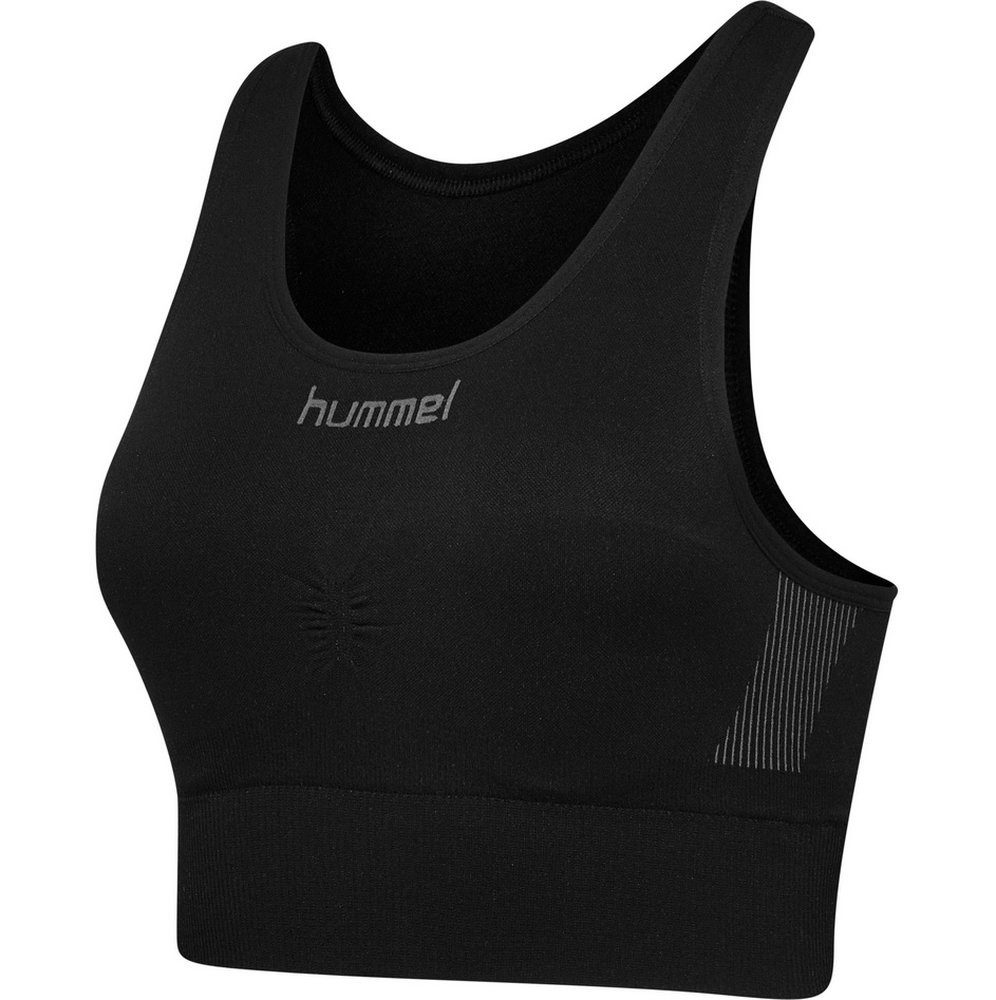 hummel Sport-BH Sport-Bra Seamless Rundhals nahtlos (schnelltrocknend, leicht) schwarz