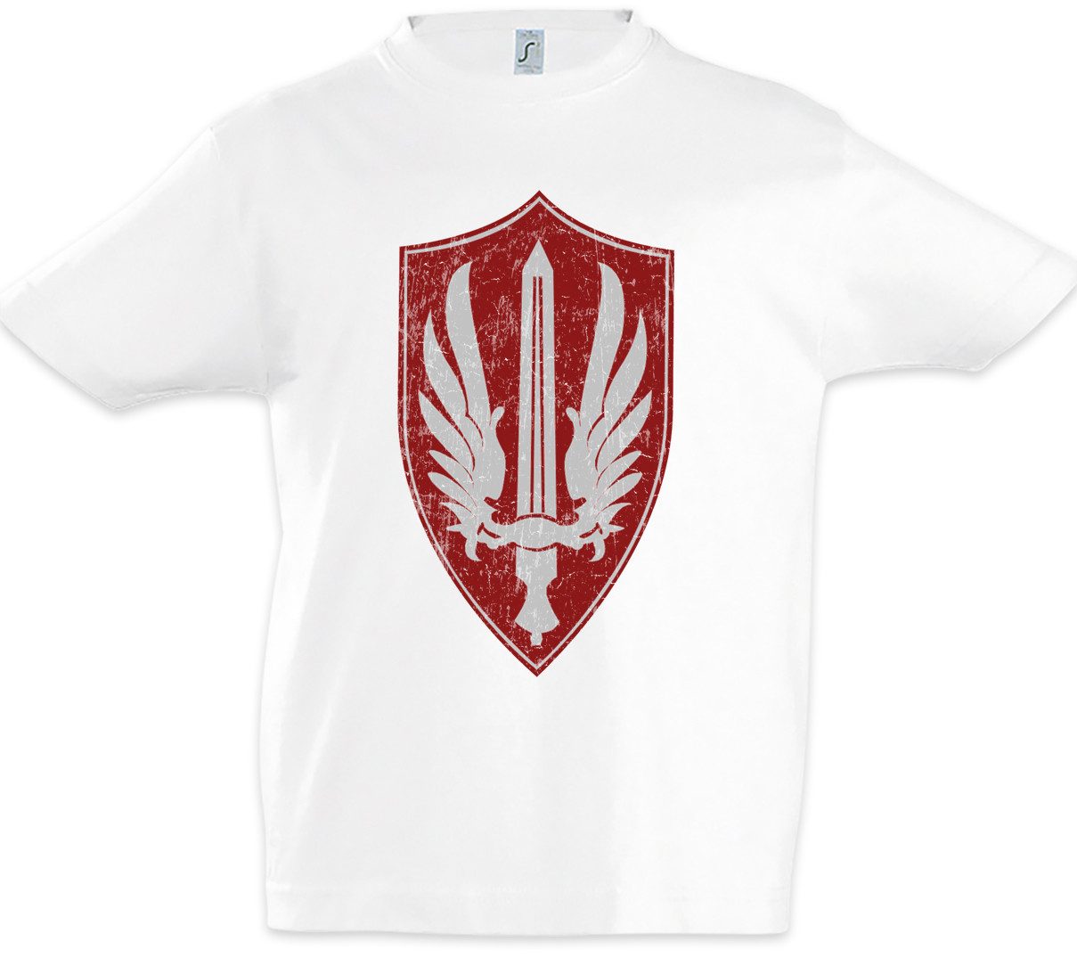 Print-Shirt Silver Spar Squadron Kinder T-Shirt Lieutenant Galactica Space Ship