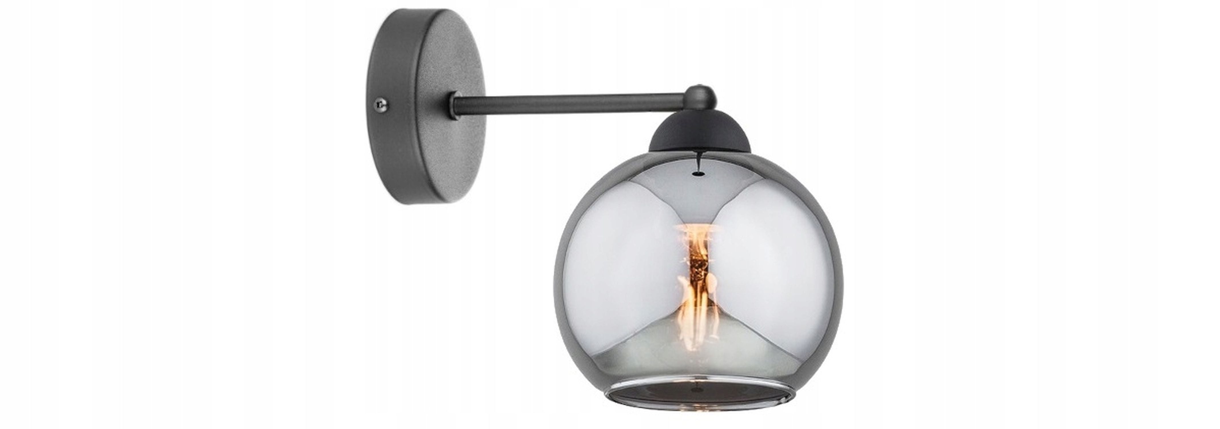 Licht-Erlebnisse Wandleuchte SOREN, ohne Leuchtmittel, E27 Kugel Schirm Modern Wandlampe – Bild 2 von 5