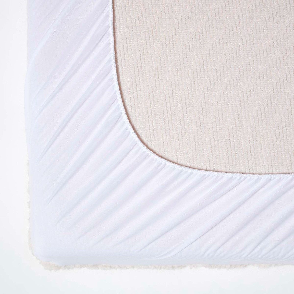 Homescapes, Topper Warmer, weicher Fleece-Matratzentopper 135 x 190 cm, 4 cm hoch