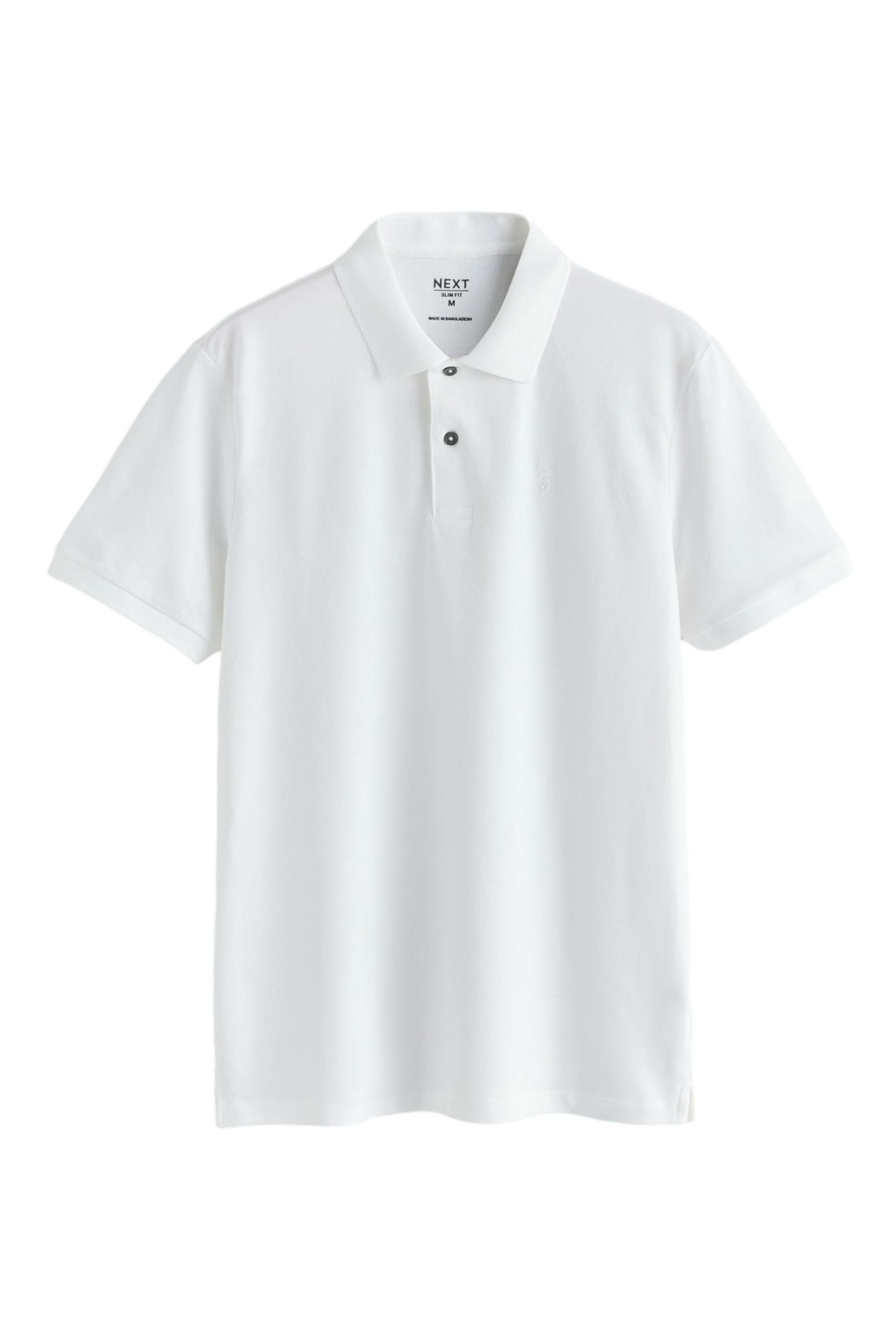 Poloshirt Slim Fit Pikee-Poloshirt mit kurzen Ärmeln