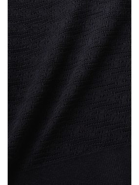 Esprit V-Ausschnitt-Pullover Pullover mit V-Ausschnitt im Pointelle-Design