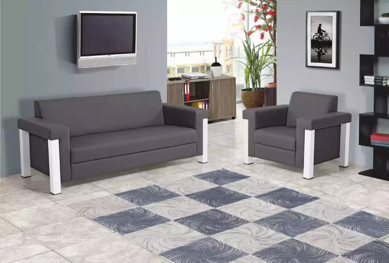 3 Stoff Möbel JVmoebel Modern, Textil In Couch Made Europe Sofa Arbeitszimmer Sitzer Polster Sofa