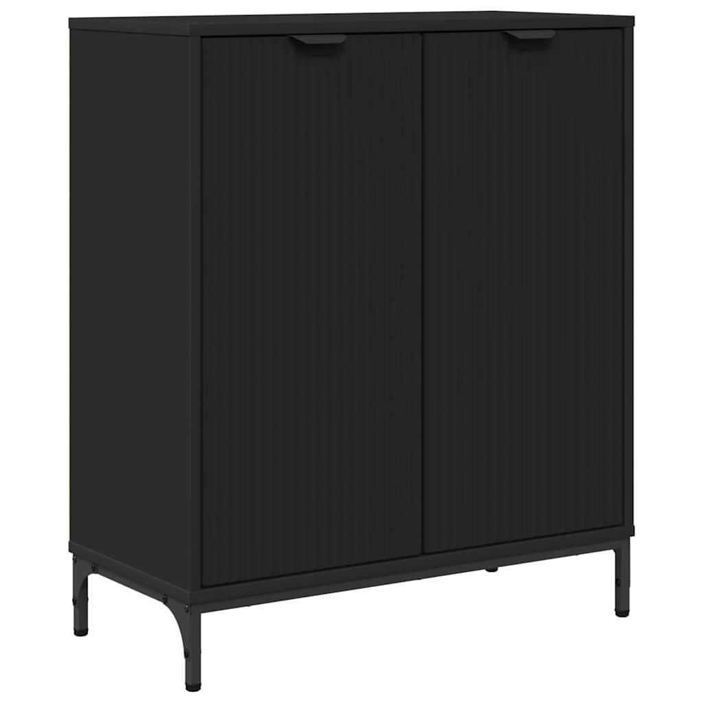vidaXL Sideboard Sideboard Schwarz 69,5 x 33 x 82 cm Holzwerkstoff (1 St) günstig online kaufen