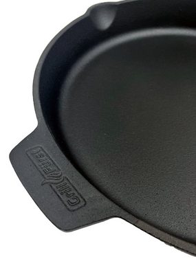 Grillfürst Grillpfanne Grillfürst Gusseisenpfanne mit Stielgriff Ø 35 cm