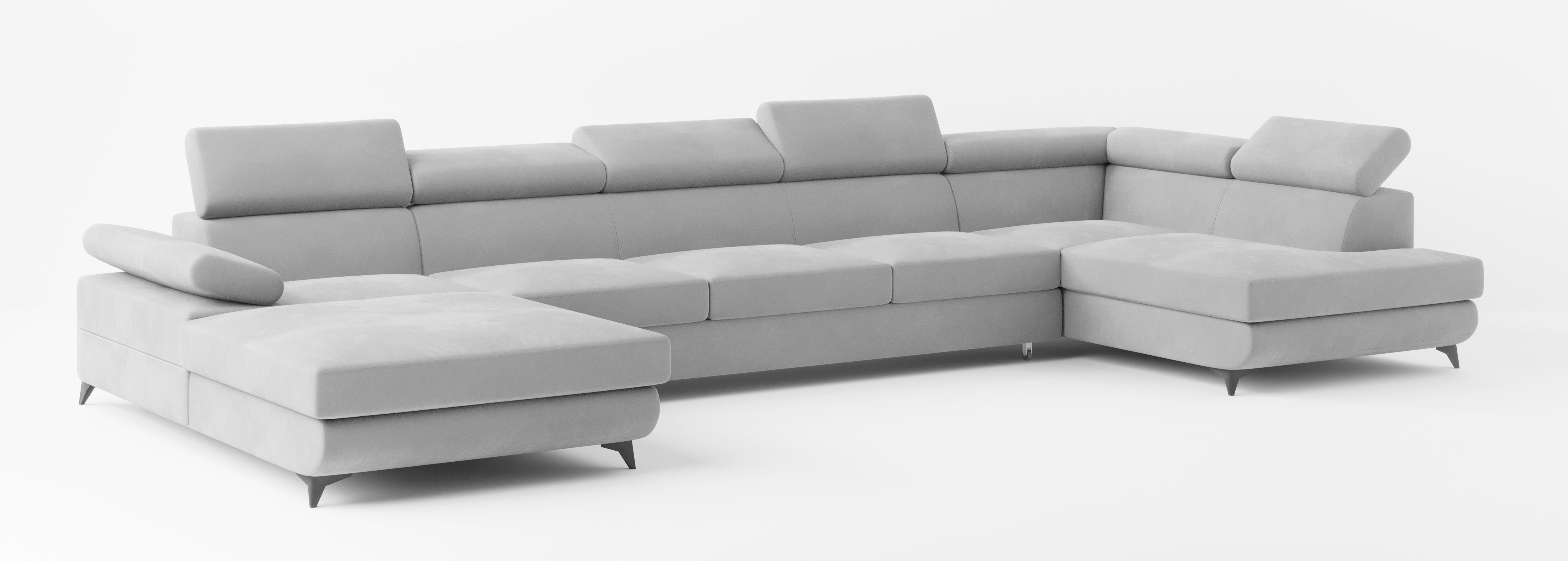 Masseno Ecksofa MONTIVA mit Schlaffunktion U-Form, günstig online kaufen