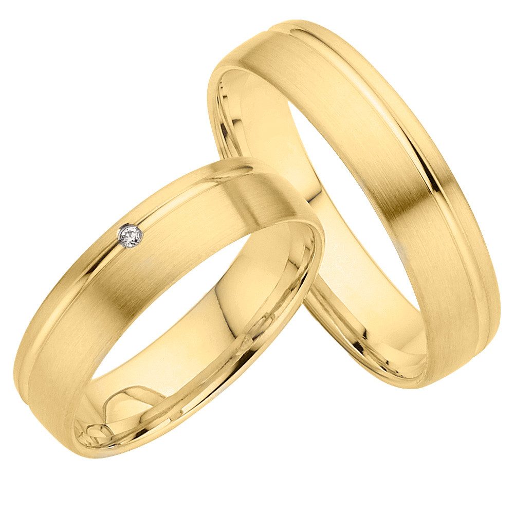 Phönix Trauring Schmuck Partnerring Ehering Verlobungsring Freundschaftsring, Made in Germany - wahlweise mit oder ohne Brillant