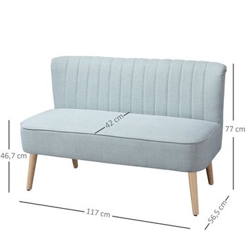 HOMCOM 2-Sitzer Sofa, 1 Teile