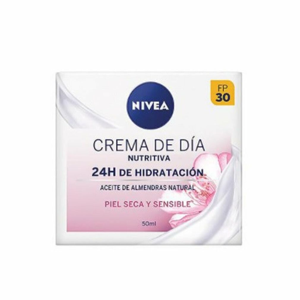 Nivea Tagescreme Nourishing Day Cream 24h Hydration Dry And Sensitive Skin 50ml